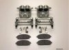2 x Front Caliper Complete & Ceramic Pads for Commander XK 2006-2010 BRK/XK/014A